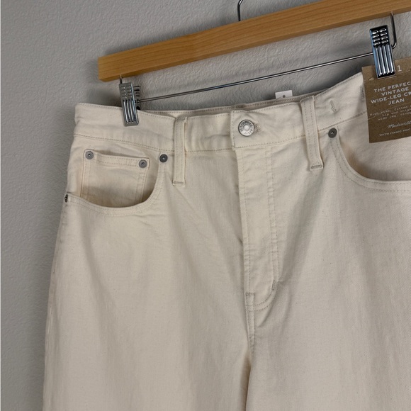 Madewell Women's The Perfect Vintage Wide-Leg Crop Jean Vintage Canvas 31 - Picture 7 of 14
